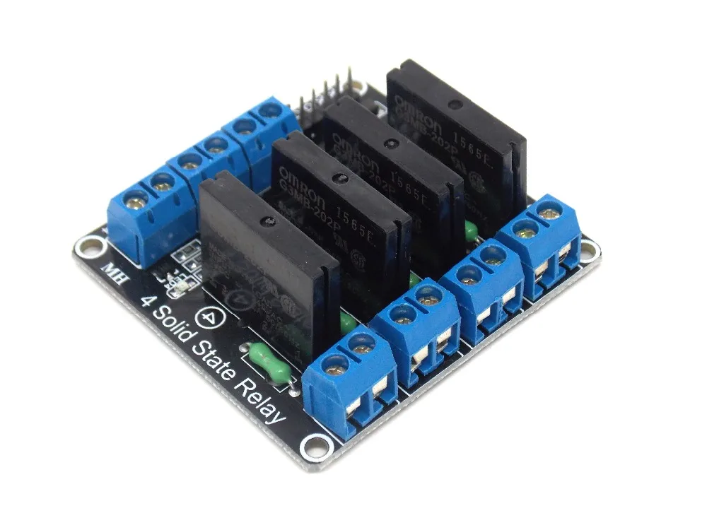 

4 Channel 5V DC Relay Module Solid State Low Level SSR AVR DSP