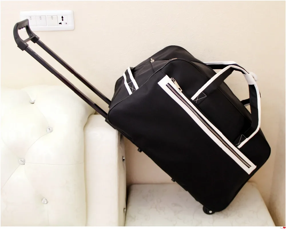 Women travel luggage bag Woman Cabin Rolling Bag with wheels