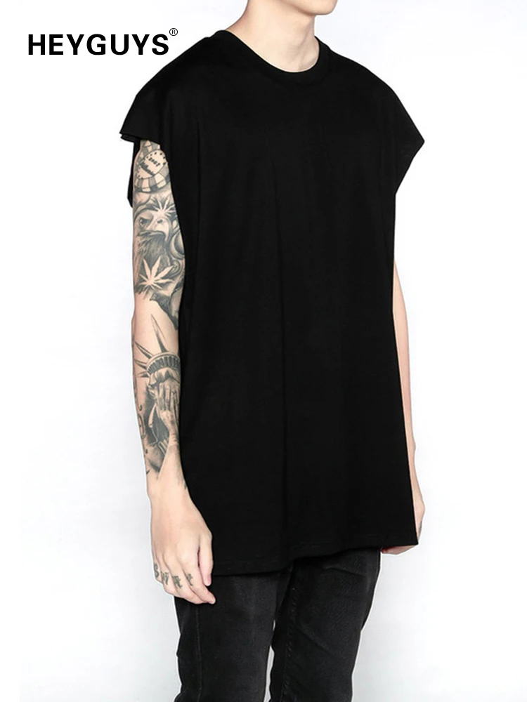 

2018 new Fashionable hiphop Original tide hole loose vest men's women's summer fashion casual leisure render tank top brand