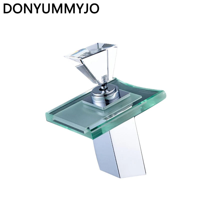 Donyummyjo الجملة والتجزئة بقيادة شلال صنبور الحمام حوض صنبور كروم النحاس الزجاج الغرور بالوعة خلاط صنبور Donyummyjo الجملة والتجزئة بقيادة شلال صنبور الحمام حوض صنبور كروم النحاس الزجاج الغرور بالوعة خلاط صنبور