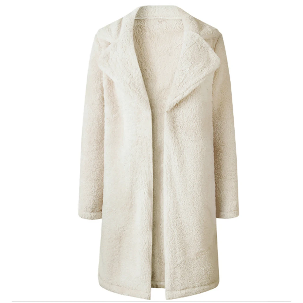 Plus Size Women Faux Fur Coat Fluffy 2018 Winter Faux Teddy Coats Long Fur Jacket Overcoat Thick Warm Jacket Outwear Streetwear
