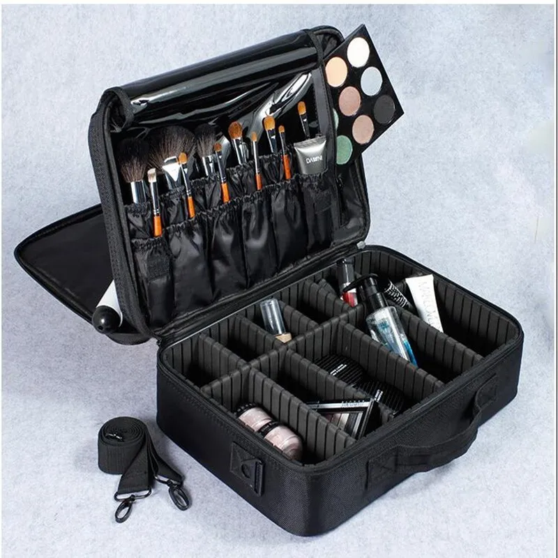 Makeup Bag Organizer Professional Makeup Artist Box Larger Bags Cute Korea Suitcase Makeup Suitcase Makeup Brushes Tools Case