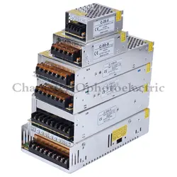 Питание DC12V 1A 2A 5A 8.3A 10A 15A 16.7A 20A 25A 30A 33A 40A 50A Трансформаторы освещения Светодиодный драйвер для светодиодные ленты переключатель