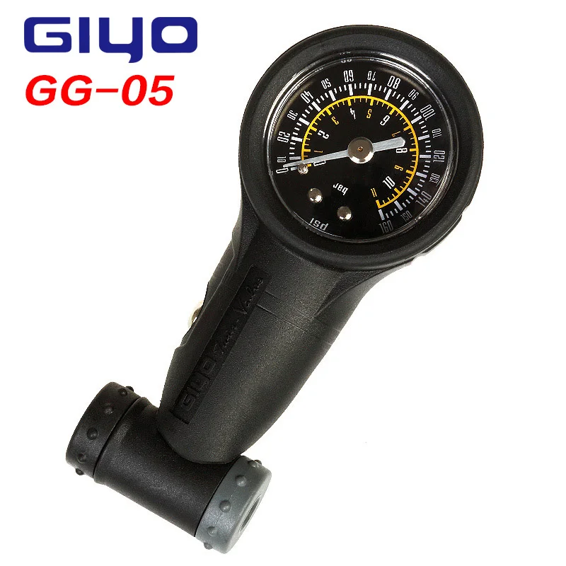 

Giyo Bike Tire Gauge Schrader Presta Valves Air Pressure Gauge Barometer 160 PSI Professional Cycling Accessories Bicycle Pumps