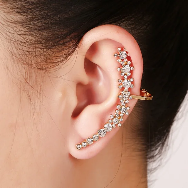 1piece Cool Fashion Simplicity Designed Alloy Stick Ear Auricle 1piece Cool Fashion Simplicity Designed Alloy Stick Ear Auricle Piercing Cuff Earrings Brinco De Meninas
