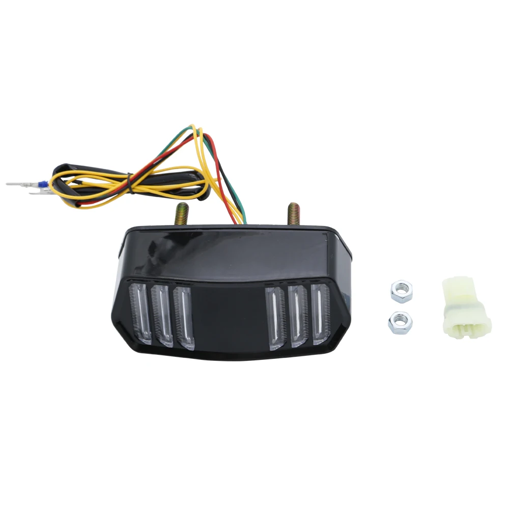 Motorcycle LED Brake Stop Signal Tail Light Street Bike Rear Indicator Turn Signal Light for Honda MSX125 CBR650F CTX700 700N (10)