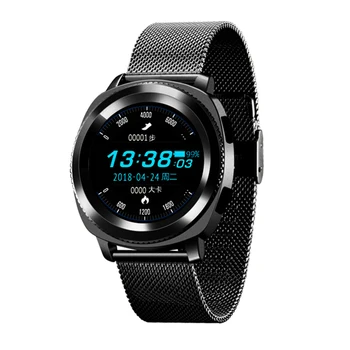 

L2 Smart Watch Fitness Tracker Fashion Sport Bracelet IP68 Waterproof Heart Rate Steel Silicone Strap Twitter Facebook allowed