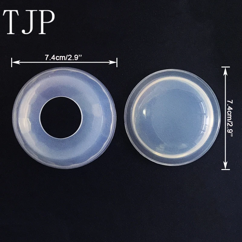 TJP Прозрачная силиконовая круглая пластина, полимерная форма для изготовления ювелирных изделий, держатель формы, инструмент для рукоделия, ручной работы, формы для эпоксидной смолы для ювелирных изделий