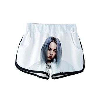 

singer BILLIE EILISH Summer Women Casual BILLIE EILISH hip pop Harajuku girl high quality Hot Sale Sexy Short Clothes