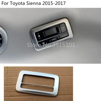 

Car body upper cover inner trims ABS matte Sunroof skylight Roof frame lamp 1pcs For Toyota Sienna 2015 2016 2017 2018