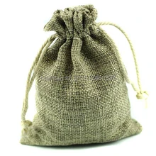 100 шт./лот CBRL джута/Лен/Льна Drawstring сумки и мешок для аксессуары/сушеные продукты, различные цвета, размер подгонять