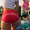 Vegan Booty High Waist Sports Beach Shorts 1