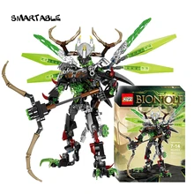 Smartable BIONICLE 261 шт. Umarak Uxar фигурки строительные блоки игрушки для мальчиков совместимые все бренды 71310+ 71300 BIONICLE игрушки подарок