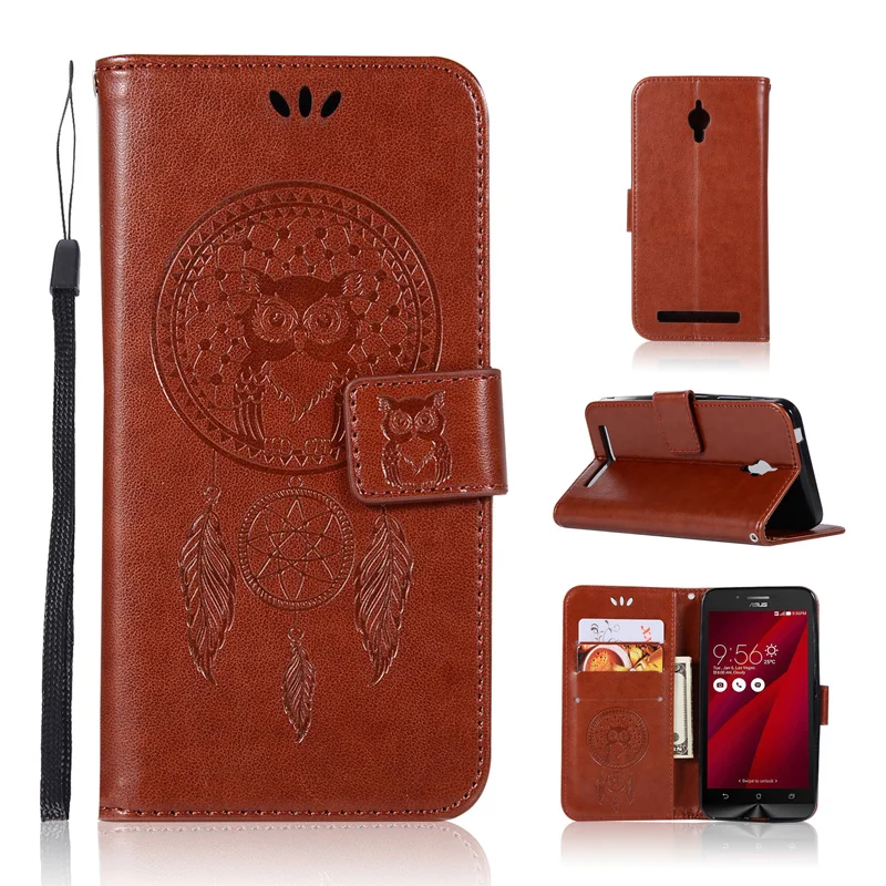 

OWL Flip Wallet Case For Asus ZE620KL ZC550KL ZB555KL ZB601KL ZB631KL ZB551KL ZB553KL ZC500TG ZE500KL ZE550KL ZE601KL Flip Cover
