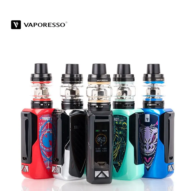 

Vaporesso Tarot Baby Vape Kit drip tip 510 2ml&4.5ml Capacity NRG SE Tank 5ohm coils vaporizador Electronic Cigarette vape kit