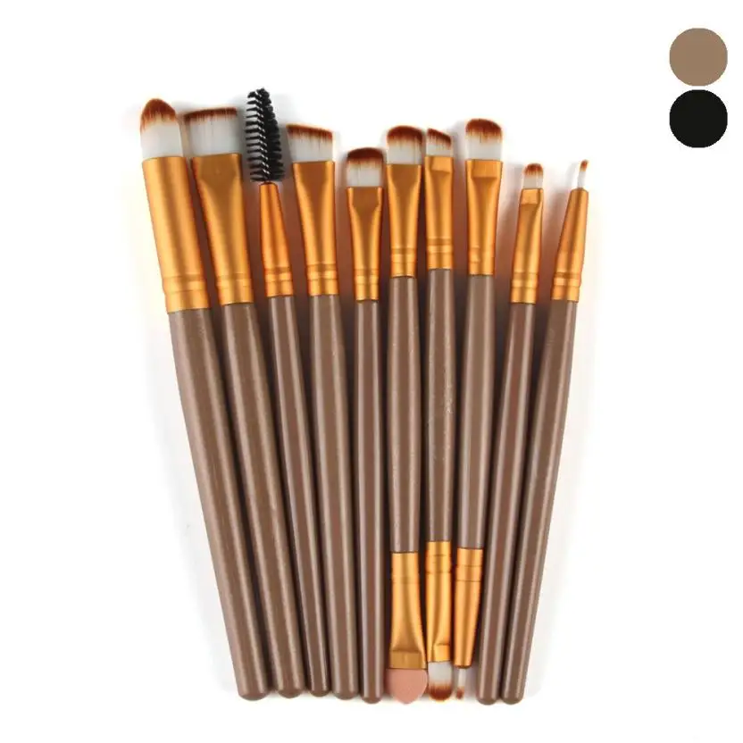 

MAANGE Realer 10 pcs Makeup Brush Set tools Make-up Toiletry Kit Wool Make Up Brush Set set brochas Hot