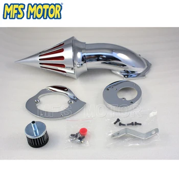 

Motorcycle Part NEW Chrome Spike Air Cleaner Filter Kit for Honda VTX 1300 All Year
