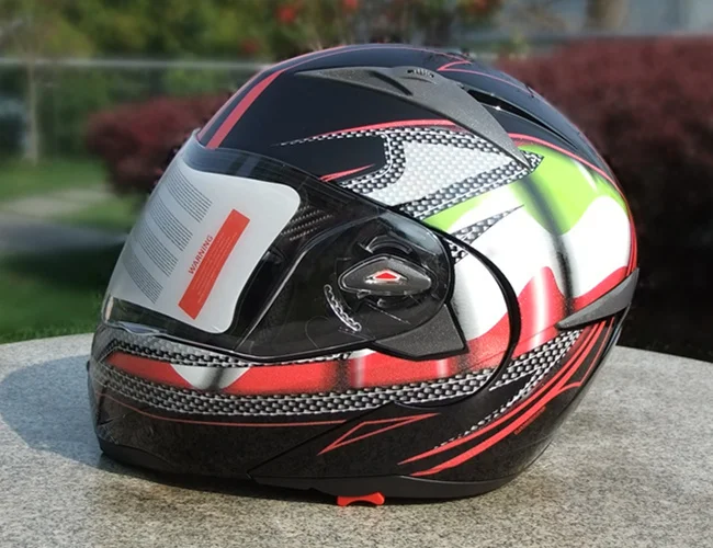 Casco capacetes casco мотоциклетный шлем winderproof модульные шлемы с двойной Лен s m ore лучше, чем jiekai 105 шлем XS s m l - Цвет: black green 65Q