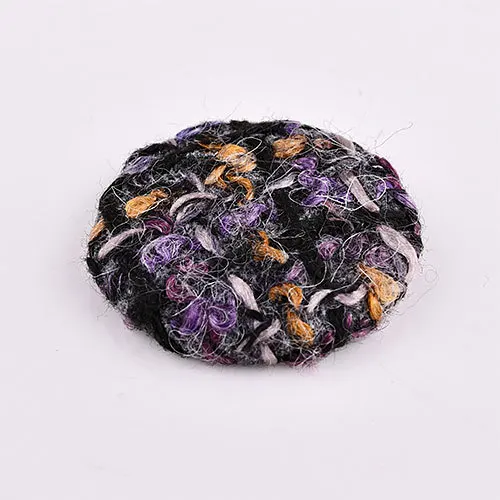 Qiu dongkuan вязаная ткань сумка круглая пряжка DIY серьги волосы веревка брошь материалы ручной работы сумка - Цвет: 3