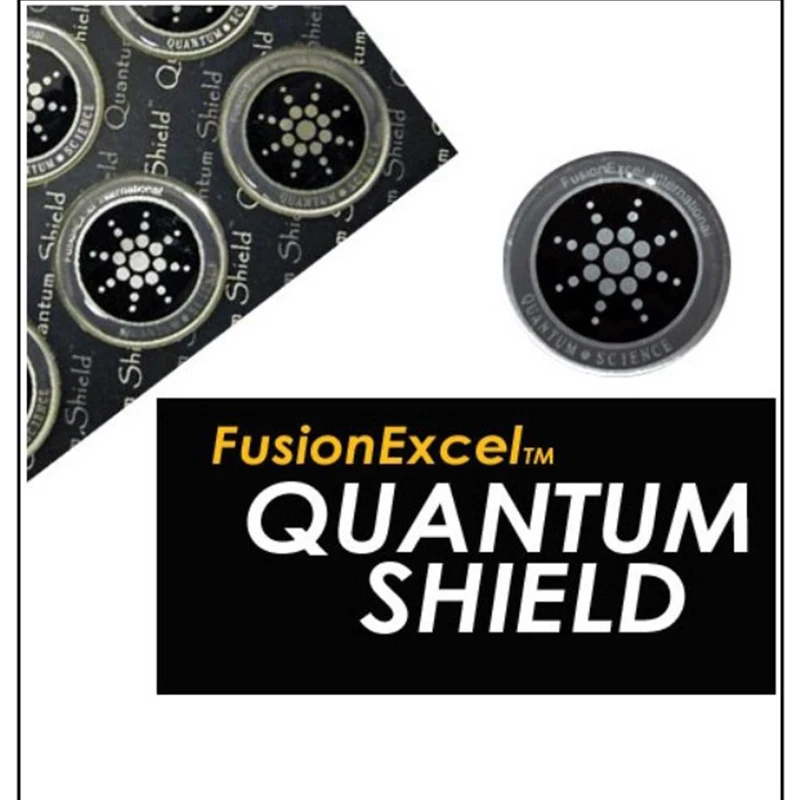 1 boxe Round Scalar Quantum Shield Energy Sticker with Negative Ions Anti Radiation Protection from EMF