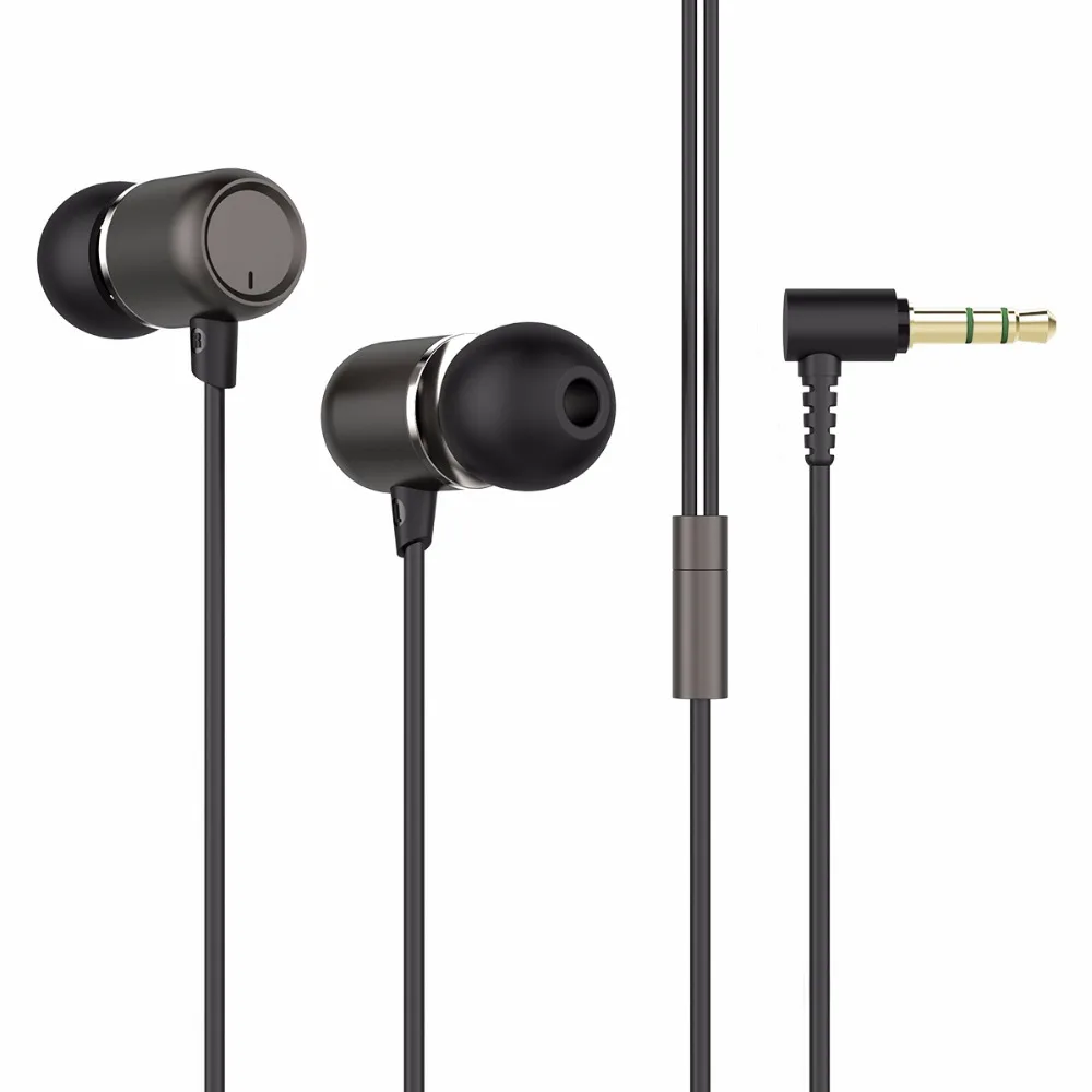 GIGXON026B Super Bass In ear Dynamic Earphones Metal HiFi Stereo Sound