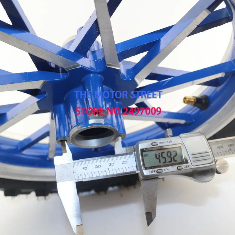 Колеса для скутера 2,50-10 переднее колесо с внедорожной шиной+ обод колеса+ подшипник для складного электрического скутера