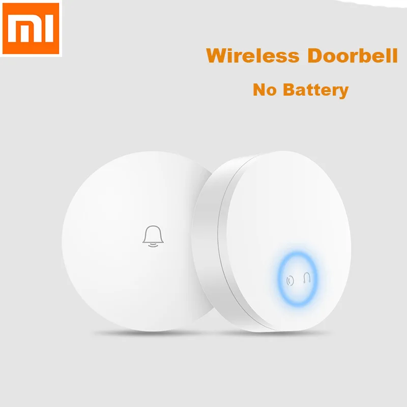 

New Xiaomi Mijia Smart Wireless Doorbell 110-240V 2W APP Remote Control NO Battery Power-Off Memory Function Smart Home Kits