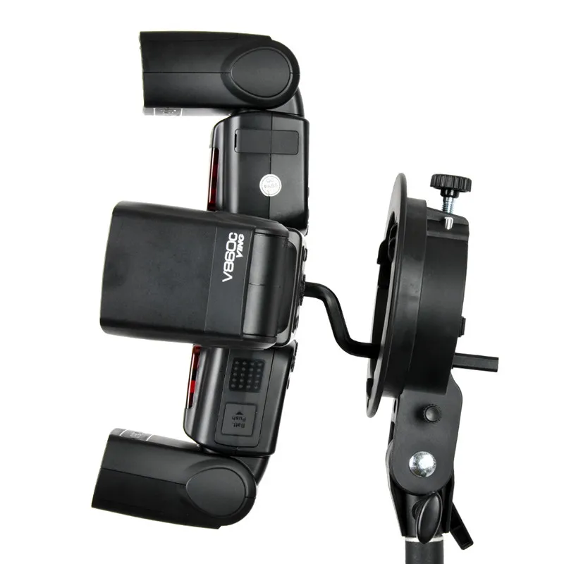 Кронштейн Godox S type Bowens + фотовспышка из алюминиевого сплава|hot shoe mount adapter|shoe adapterbowens