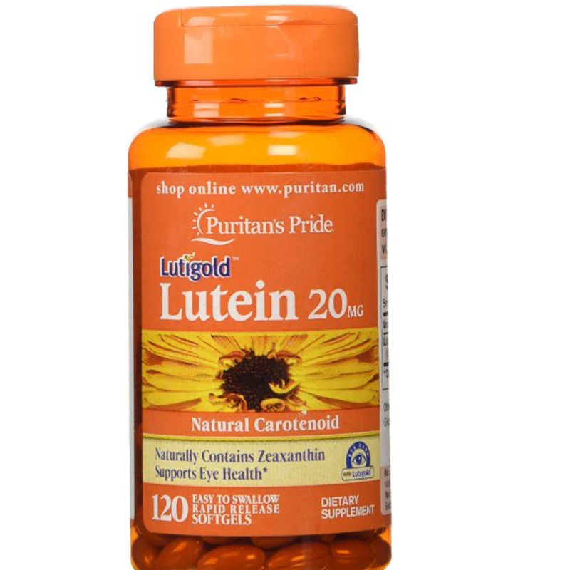 

Lutein 20 mg with Zeaxanthin-120 Softgels Nutritionally supports the health of your eyes free shipping