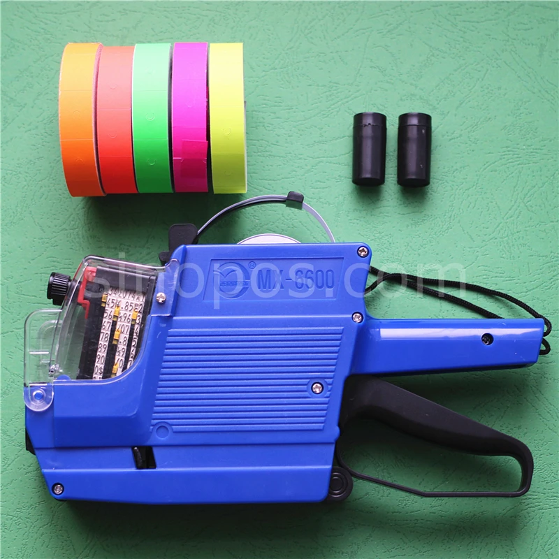 Two Line Price Label Gun Kit Manual Pricing Labeller + Double Lines ...