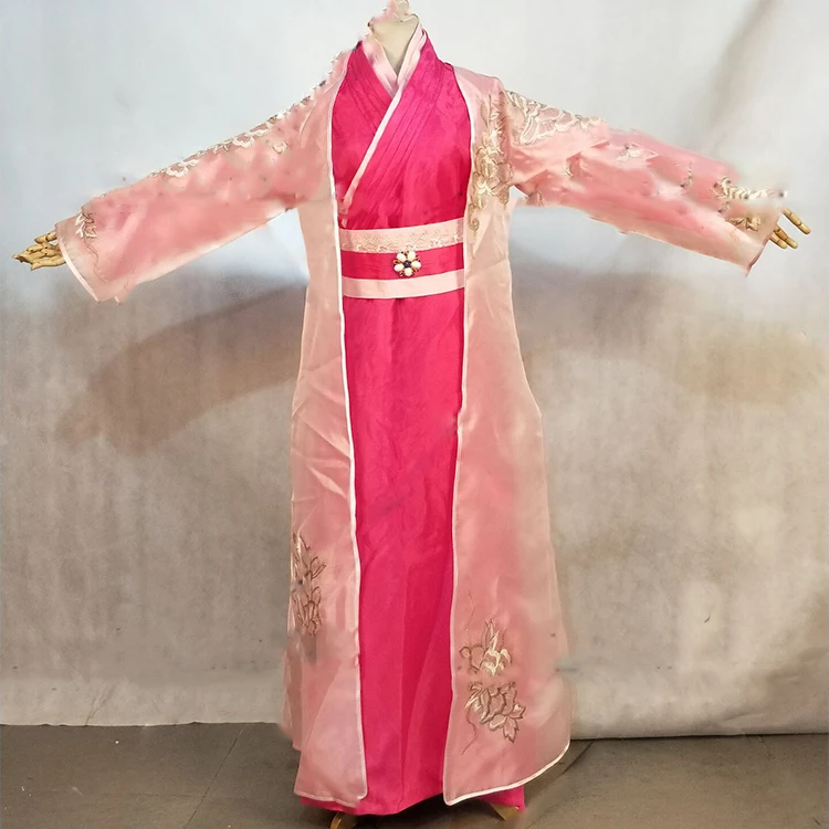 5 дизайнов костюм Hanfu для женщин для новейших ТВ-игр королева DuGu Чэнь циао 'Ен женский Hanfu Swordlady костюм