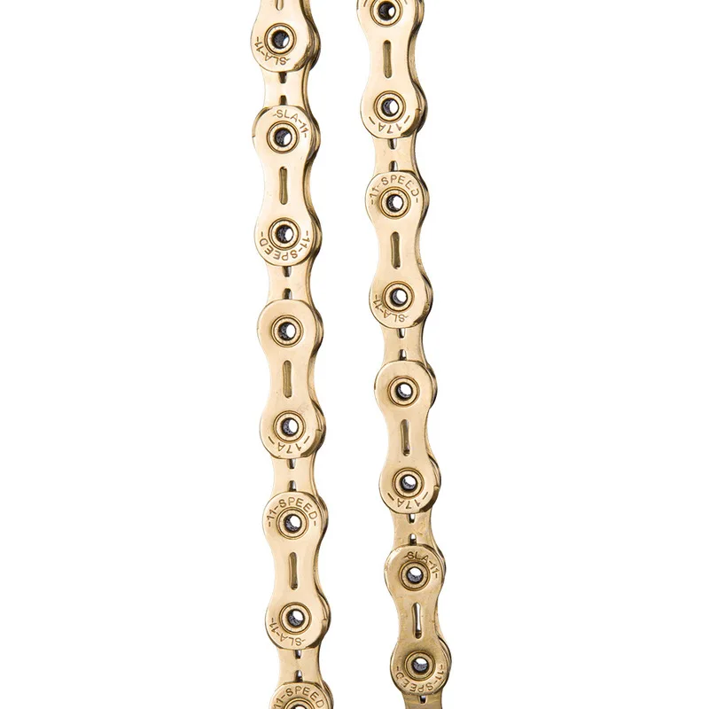 Best ZTTO 11 Speed Golden SLR Chain11s 22 s Road Bicycle ultralight Durable missing link Gold Chains for parts K7 MTB Mountain Bike 2