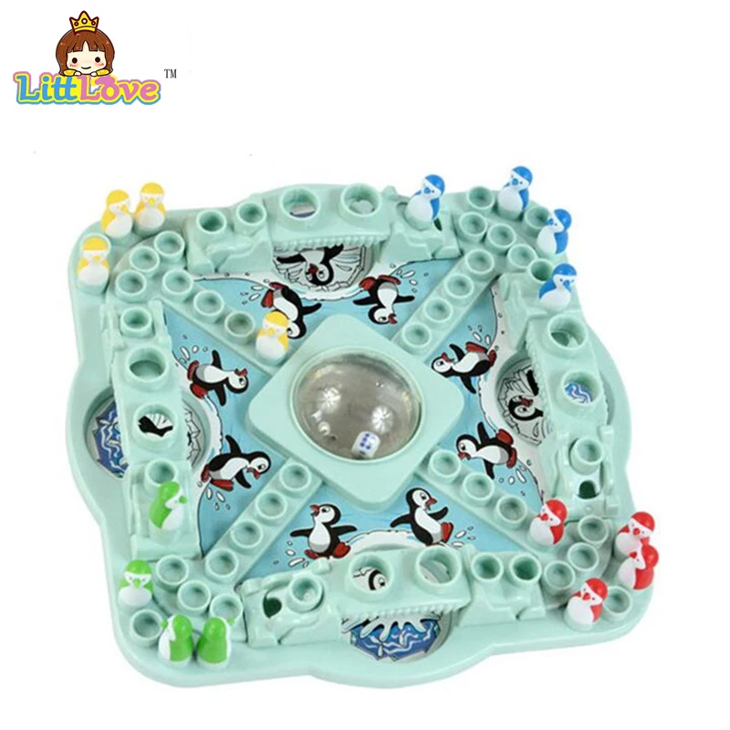 LittLove Family Competition Game POP N'drop игрушки для пингвинов Настольная шахматная доска