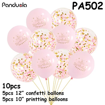 

balloons happy birthday letters Confetti Balloons Party Decorations Kids balloons with inscriptions inflatable Birthday Ball
