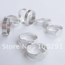 1000 шт./лот кольцо с 10 мм коврик Регулируемая основа для кольца заготовки кольца Уход за кольцом ювелирные изделия Аксессуары Компоненты