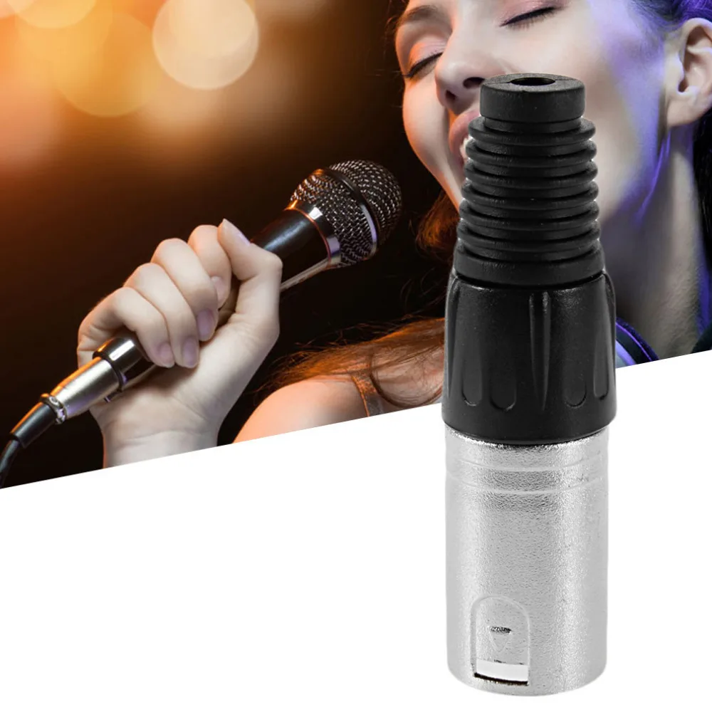

2018 Top Selling Hot 1Pc Type Mic Microphone XLR Male 3-Pin Audio Cable Connector Solder Hotest