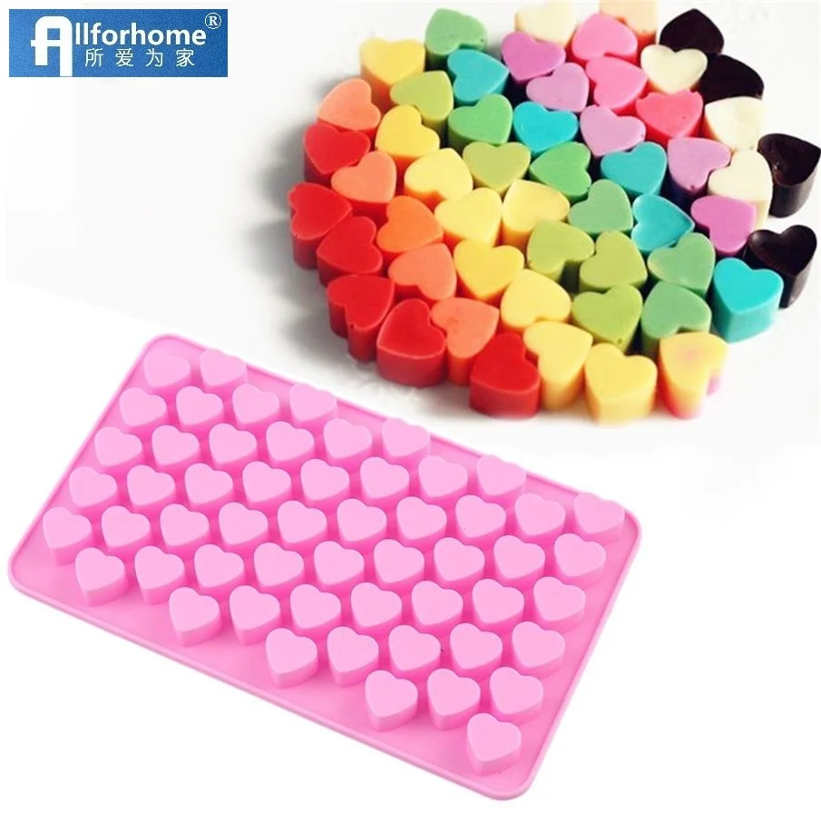 Силиконовая форма для кубиков льда мини 55 отверстий diy из полимерной глины тортов