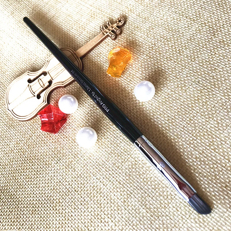 

1pcs high-grade eye mixing lip makeup brush lipstick setting brush copper tube professional beauty tools