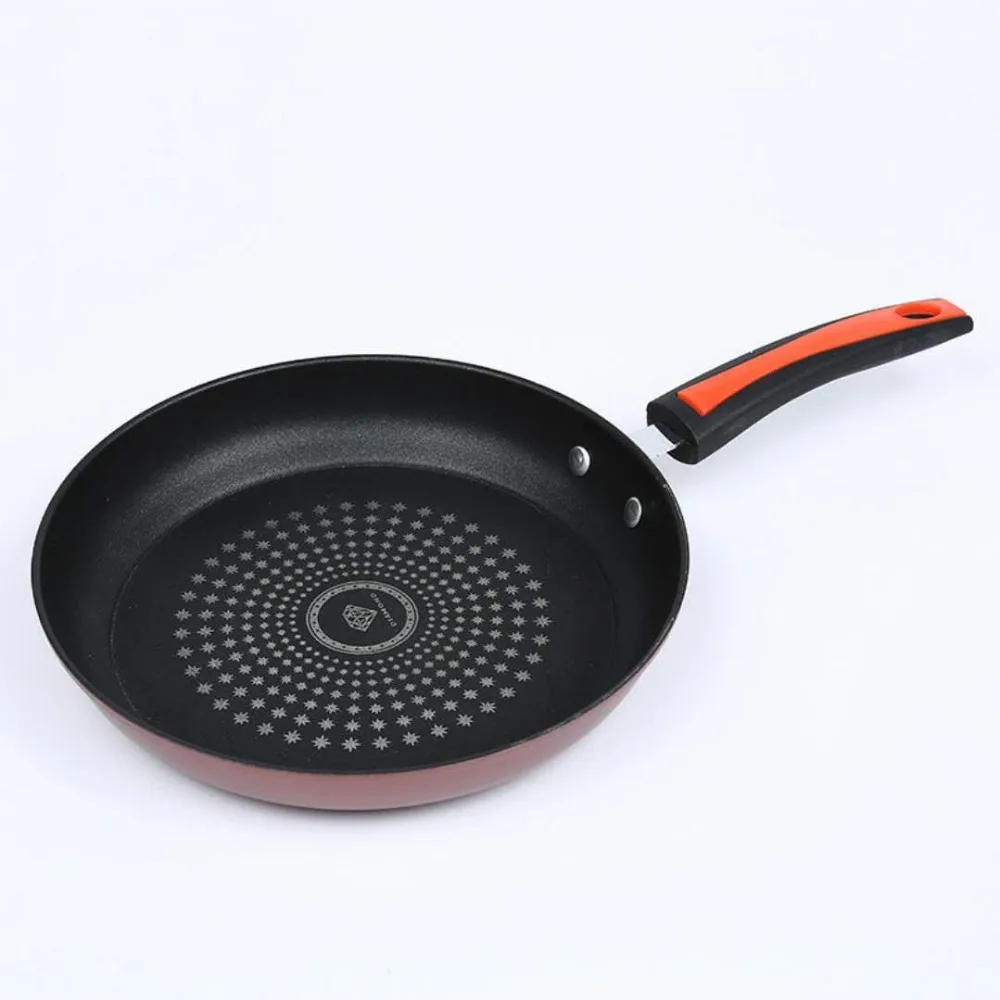 

26cm frying pan, pan frying pan, flat bottom, non stick pot, gas cooker, frying pan, induction cooker, general purpose 009