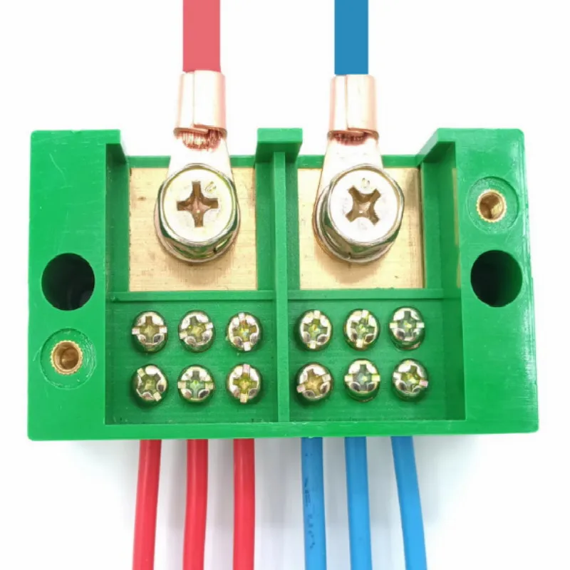 

universal 60A 110v-600v 2 in 6 out split project box junction box electronic box diy FREE SHIPPING
