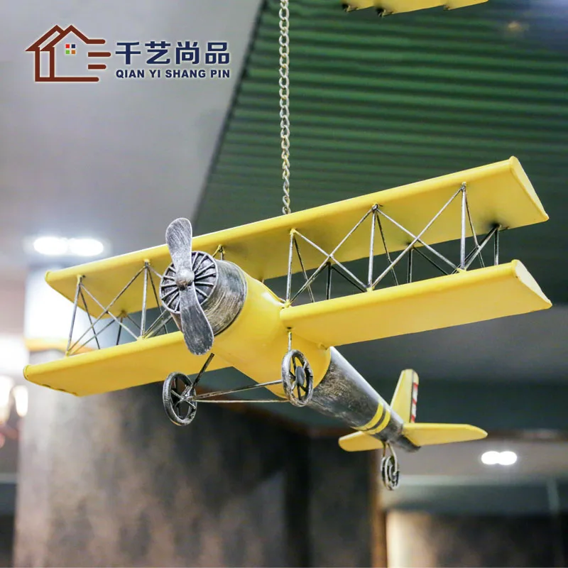 Do the old gold mall Ретро воздушные аксессуары для самолетов украшение дома креативный