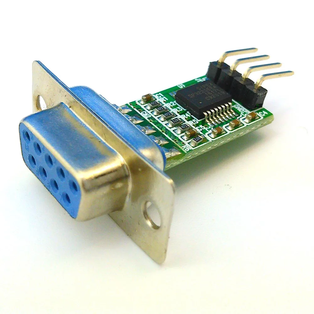 

sp3220 ttl rs232 converter DB9 to TTL 3.3v adapter stc isp flash module