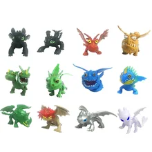 12Pcs Dragon Action Figure Toys Night Fury Light Fury Toothless Dragon Figure Model Toys Kids Gift цена 12Pcs Dragon Action Figure Toys Night Fury Light Fury Toothless Dragon Figure Model Toys Kids Gift цены онлайн