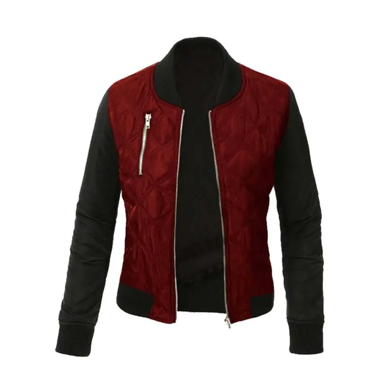 Autumn Women Basic Coat Casual Long Sleeve Bomber Jacket Outwear Jackets Abrigos Mujer