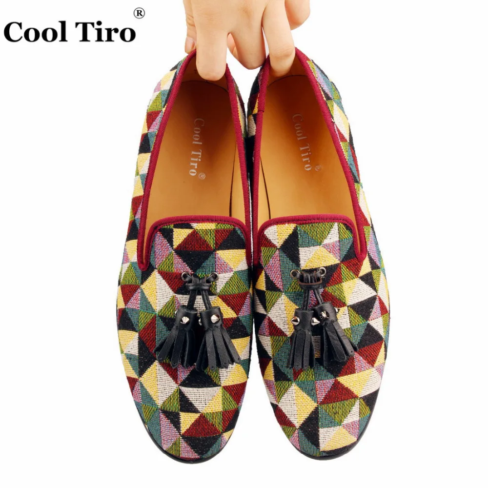 Men Loafers Tassel Slippers Flat  (6)