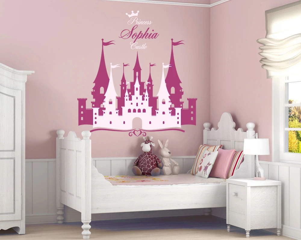 Sophia Princess Castle Removable Wall Art Sticker Vinyl Decal Girl Nursery Decor Sophia Princess Castle Removable Wall Art Sticker Vinyl Decal Girl Nursery Decor