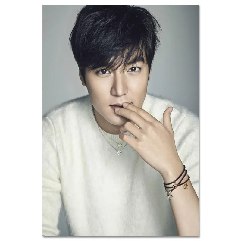 Lee Min Ho Плакат на заказ холст плакат художественная отделочная ткань для дома ткань настенный плакат печать шелковая ткань 30X45 см, 40X60 см - Цвет: Canvas Poster 11