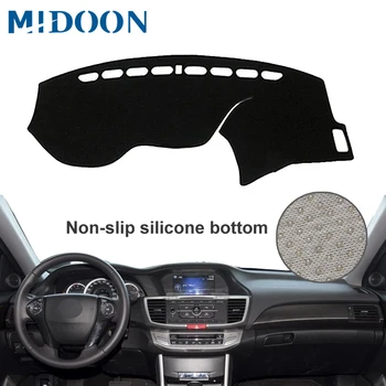 

MIDOON Car Dashboard Cover For Honda Accord 9 2013 2014 2015 2016 2017 Dash Mat Dash Board Pad Carpet Automobile Dashmat Anti-UV