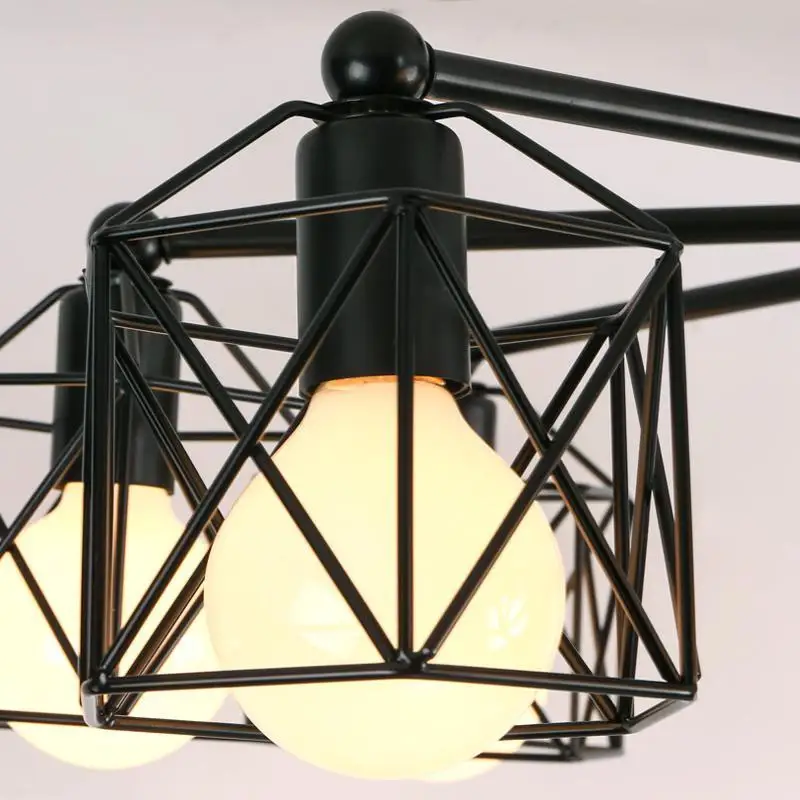 deckendome mit beleuchtung retro schwarz köpfe mehrere stange decke dome lampe kreative persönlichkeit retro nostalgie cafe bar licht in deckendome mit beleuchtung retro schwarz köpfe mehrere stange decke dome lampe kreative persönlichkeit retro nostalgie cafe bar licht in