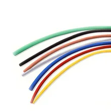 7 cor 1mm/1.5mm/2mm/2.5mm/3mm/3.5mm/4mm tubo termoencolhível eletrônico 2:1 da tubulação do psiquiatra do calor 5m